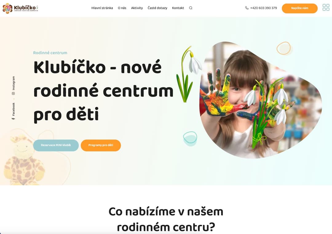 Klubíčko, rodinné centrum Sedlnice